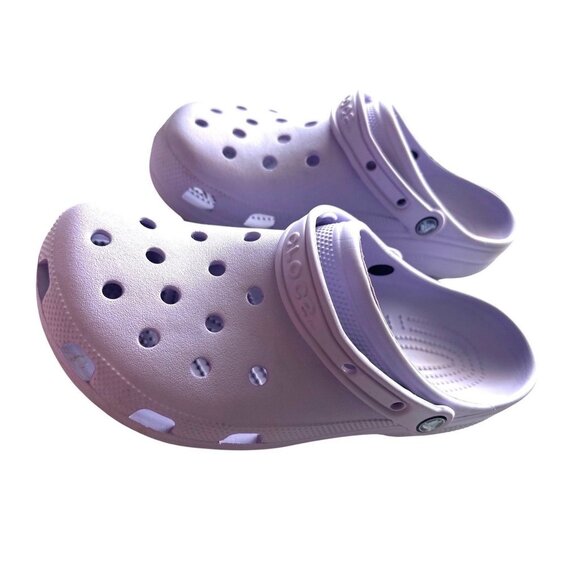 Crocs Lavender Classic Clog Shoes Heel Strap Unisex Lightweight Slip-On Size 11 - Picture 1 of 5